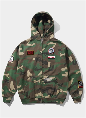 Butter Goods X Peanuts Lappar Ziphættetrøja